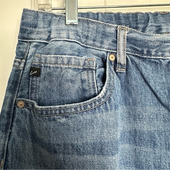 Kancan Blue Dixon Ultra High Rise 90's Boyfriend Jeans 13/30 distressed rigid - Picture 7 of 14